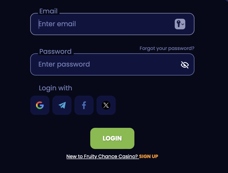 Fruity Chance Casino Login UK Play Online — Review